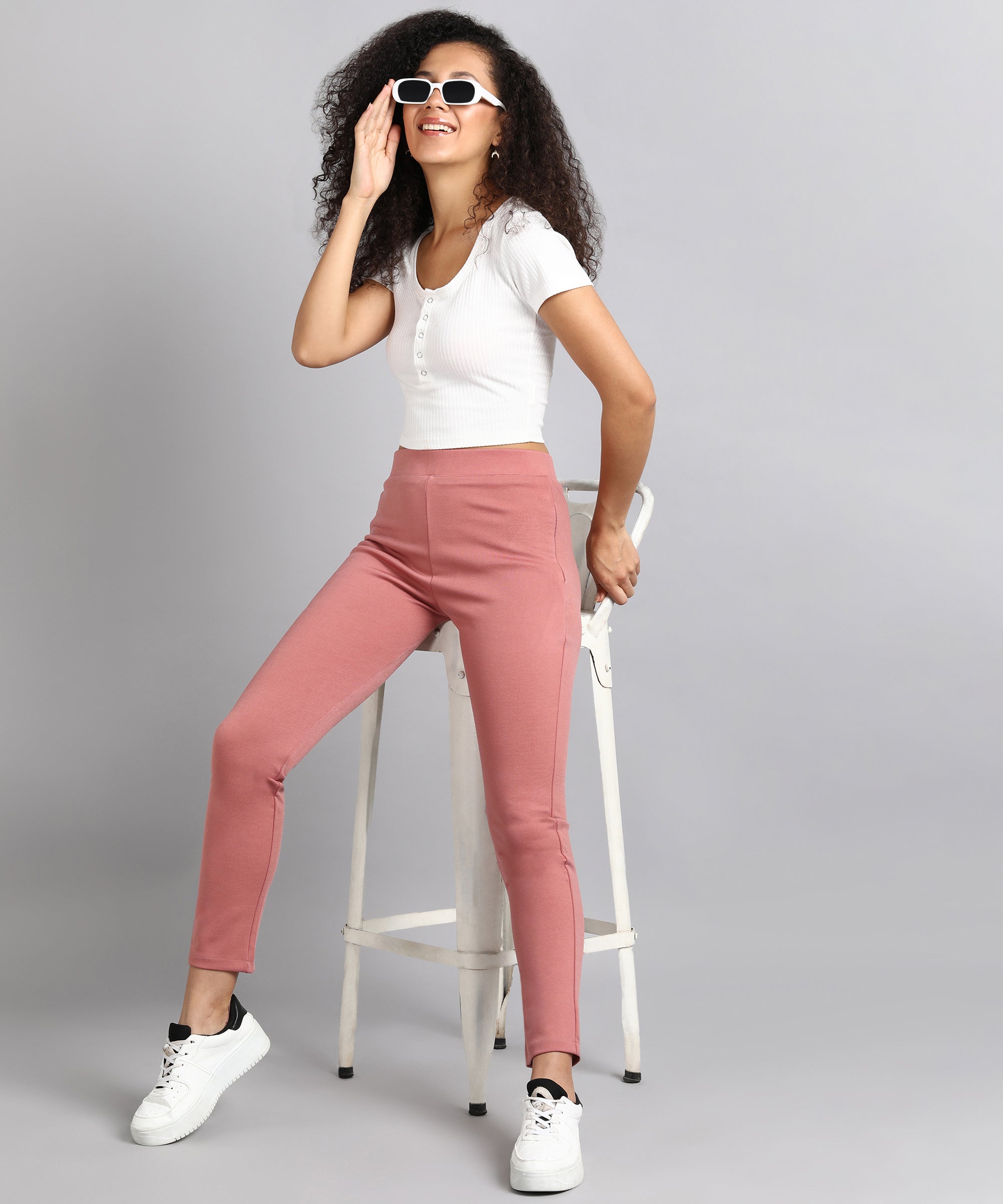 Womens high deals waisted cigarette trousers